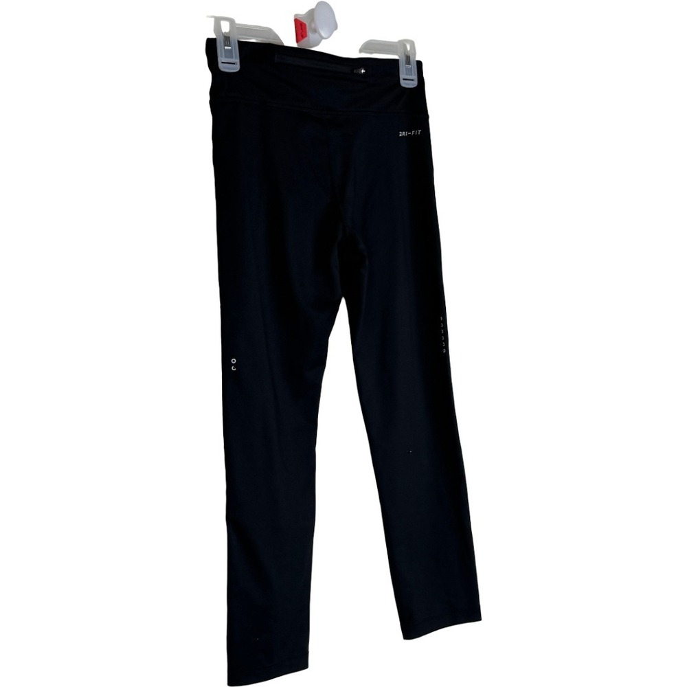 Nike Leggings Women Small Black Dri-FIT Cropped Running Yoga Athletic 831657-011 - Picture 7 of 11